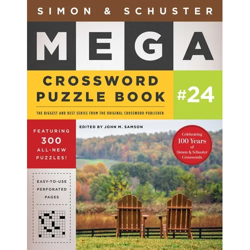 Simon & Schuster Mega Crossword Puzzle Book #24 - Paperback