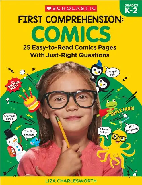 First Comprehension: Comics: 25 Easy-To-Read Comics with Just-Right Questions - Paperback