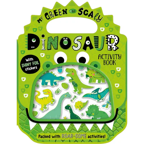 Shiny Stickers My Green and Scaly Dinosaur Activity Book - Paperback