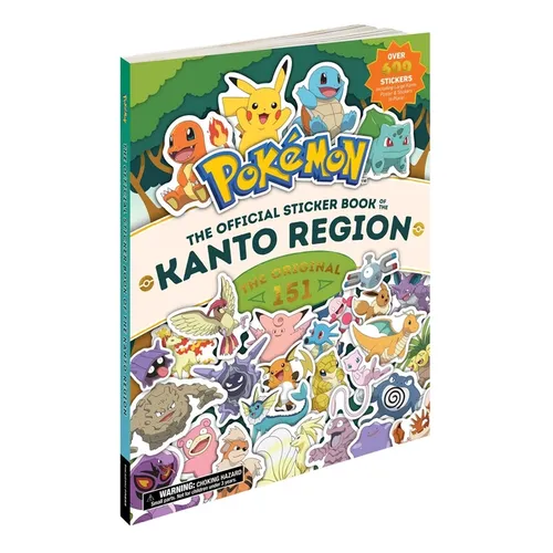 Pokémon the Official Sticker Book of the Kanto Region: The Original 151 - Paperback