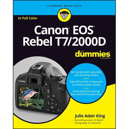 Canon EOS Rebel T7/2000d for Dummies - Paperback
