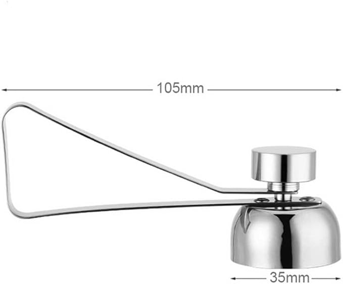 Metal Eggshell Cutter Egg Opener Shell 304 Stainless Steel Boiled Tool(D)