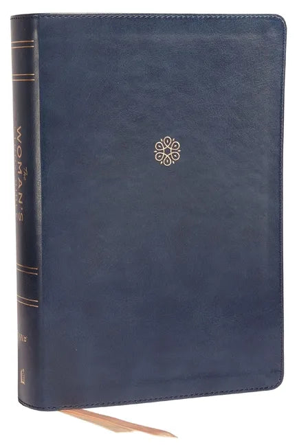 Niv, the Woman's Study Bible, Leathersoft, Blue, Full-Color, Thumb Indexed: Receiving God's Truth for Balance, Hope, and Transformation - Imitation Leather