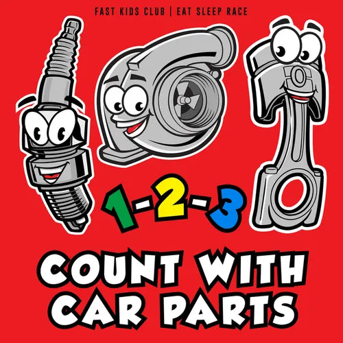1-2-3 Count with Car Parts - Board Book