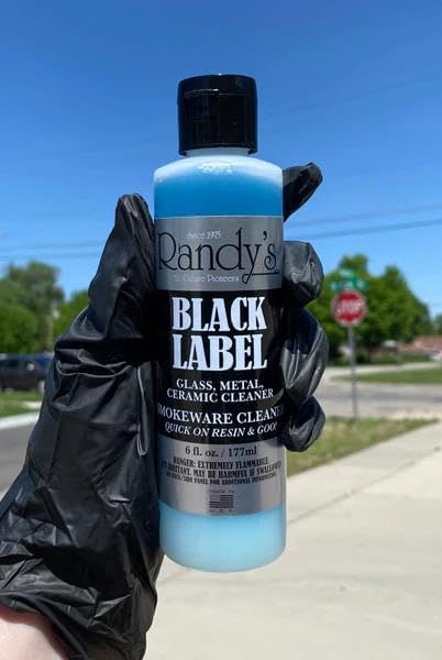 Randy’s Black Label Cleaner, 6fl oz (3-Pack) – Multipurpose Surface Cleaner for Glass, Metal & Ceramic – Glass Top Stove Cleaner, Streak-Free Finish, Residue-Free, Fast-Drying Formula (6 FL Oz)