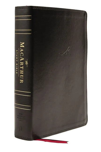 Nasb, MacArthur Study Bible, 2nd Edition, Leathersoft, Black, Thumb Indexed, Comfort Print: Unleashing God's Truth One Verse at a Time - Imitation Leather