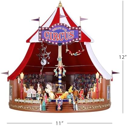 Mr. Christmas World's Fair Animated Circus, Musical, LED
