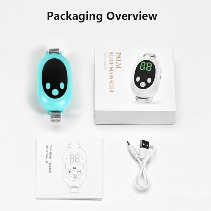 Handheld Sleep Aid Device, Anxiety Device, Relief Anxiety Help Sleep, Promotes Rest, USB Rechargeable,Microcurrent Relaxation Tool, USB Rechargeable, for Adults