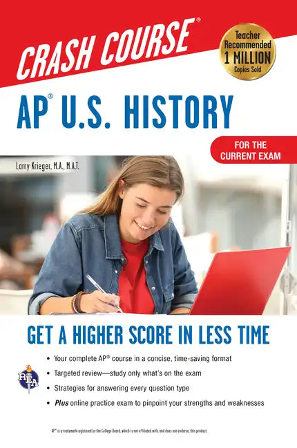 AP U.S. History Crash Course, Book + Online: Get a Higher Score in Less Time - Paperback