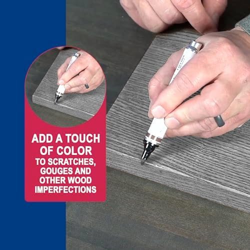 Mohawk Pro Mark Capillary Wood Touch Up Marker Black Brown Scratch Repair