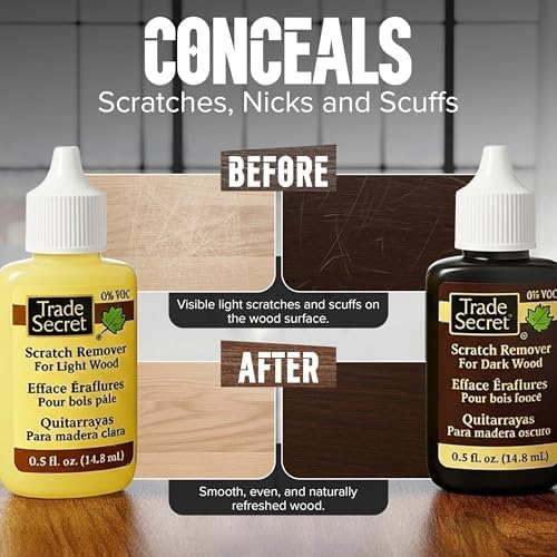 Trade Secret Wood Scratch Remover Mini Set, 2 Shades, 0.5 oz, 2 Pack