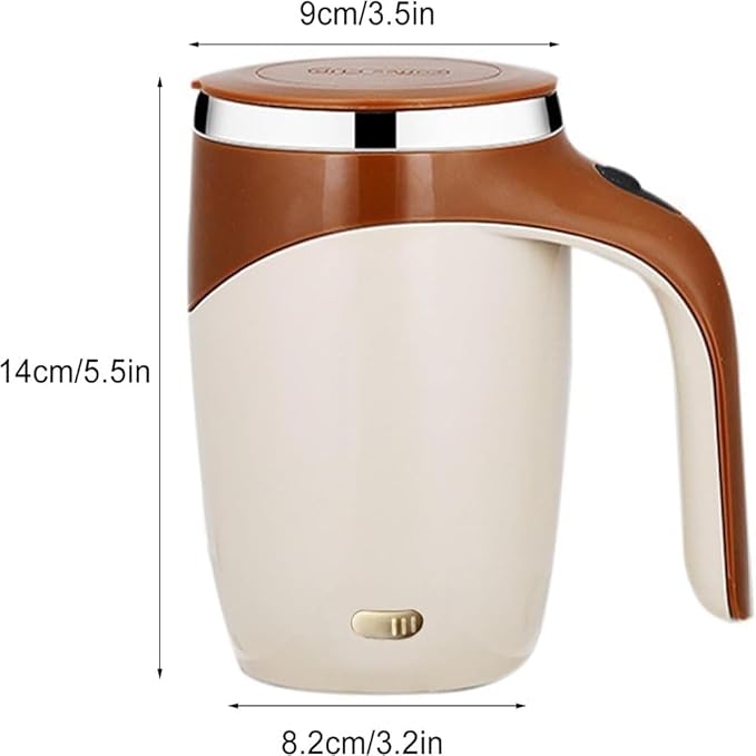 Automatic Magnetic Stirring Coffee Mug, Automatic Coffee Stir Cup, Self Stir Coffee Mug, Self Stirring Coffee Mug, Auto Stirring Coffee Mu (2PcsB)