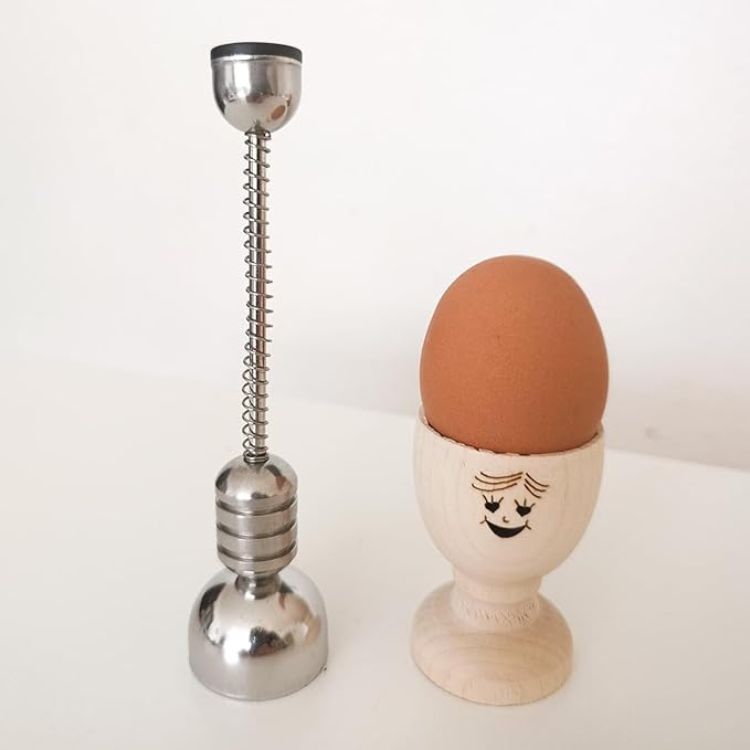 Patisse Egg Opener, Stainless Steel, Metallic