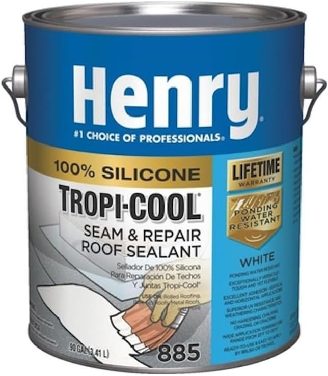 Henry Coating ROOF Silicone WHT .90G HE887HS042