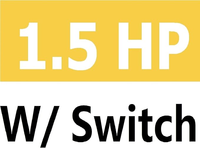 VIVOHOME 1.5HP Self-Priming Pool Pump 6027 GPH with ON/OFF Switch