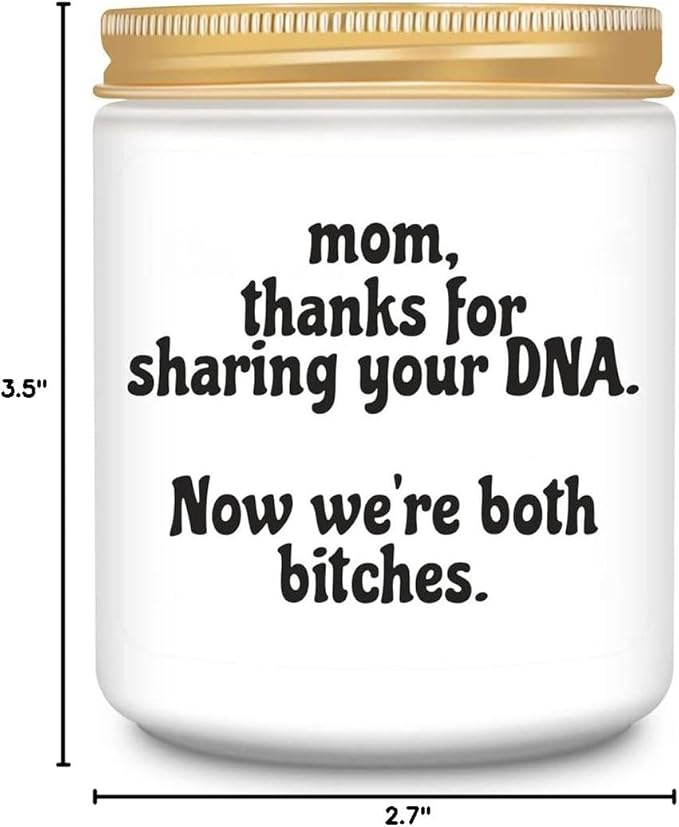 Funny Birthday Gifts for Mom,Mom Gifts from Daughter Son,Unique Mothers Day Thanksgiving Christmas Gift Lavender Scented Candles for Women