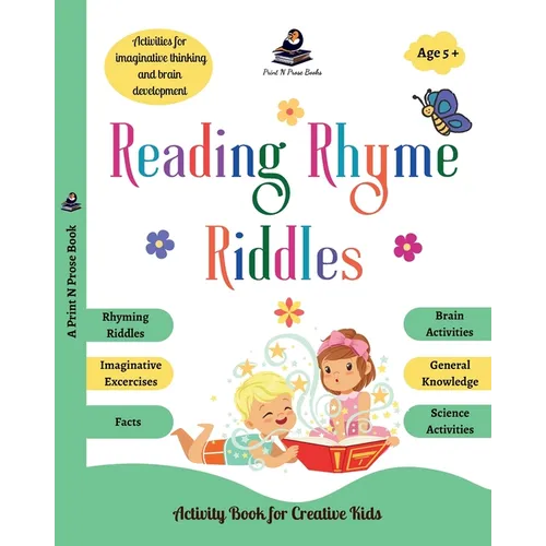 Reading Rhyme Riddles: Activity Book for Creative Kids - Paperback