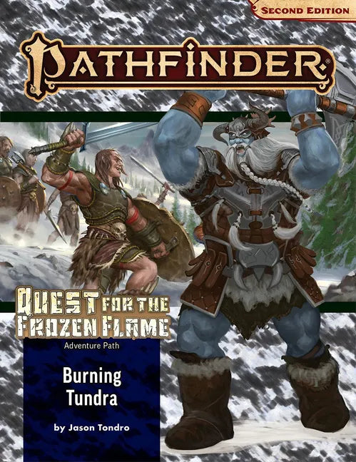 Pathfinder Adventure Path: Burning Tundra (Quest for the Frozen Flame 3 of 3) (P2) - Paperback