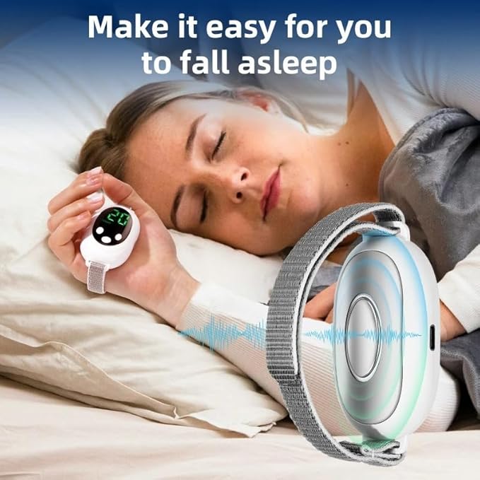 Handheld Sleep Aid Device, Anxiety Device, Relief Anxiety Help Sleep, Promotes Rest, USB Rechargeable,Microcurrent Relaxation Tool, USB Rechargeable, for Adults
