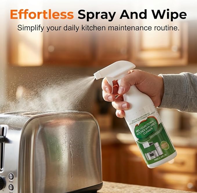 2026 New Multipurpose Enzyme Foam Cleaner, Powerful Multipurpose Kitchen Appliance Cleaner Spray, Oil Stains Clean Up Kitchen Appliance Cleaners, for Household, Oven, Stove, Range Hood (3)