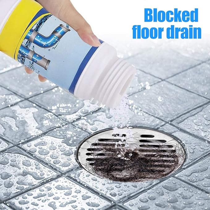 2026 Upgraded Sink and Drain Cleaner, Multi-functional Powerful Pipe Unclogging Agent Drains Cleaner Fast Foaming for Kitchen Toilet and Pipes Cleaning Tool (1Set)