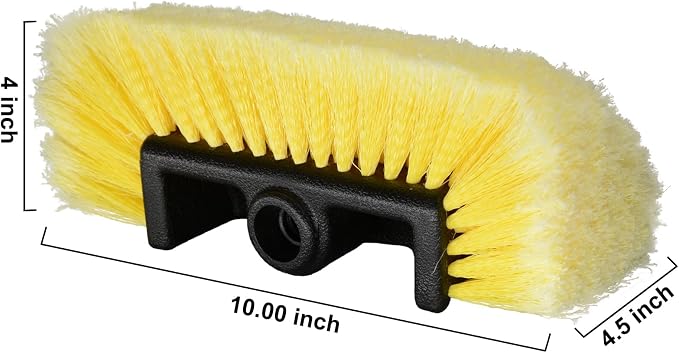 CARCAREZ 10" Small Car Wash Brush Head with Soft Bristle