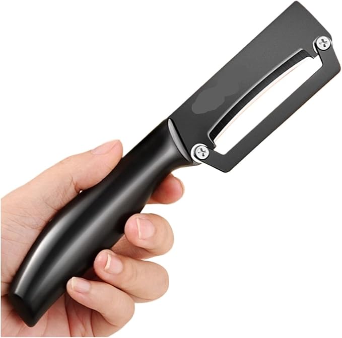 Fruit And Vegetable Peelers Multi-functional Peeler Stainless Steel Vegetable Potato Carrot Grater Fruit Tools Kitchen Accessories Kitchen Tools(Black 2pcs)