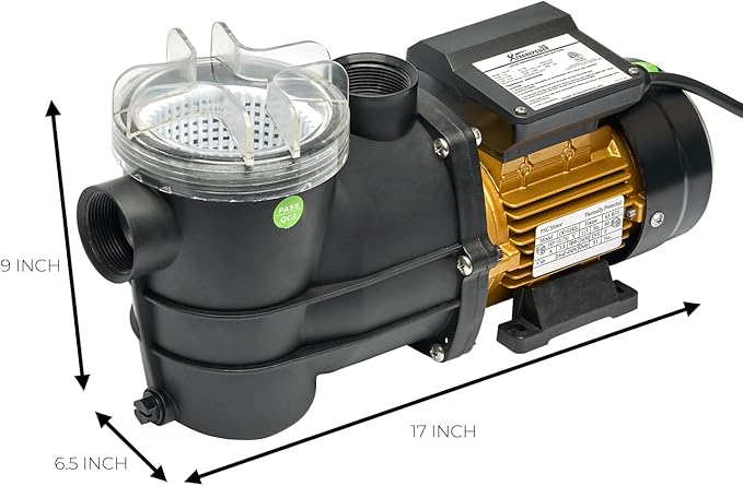 XtremepowerUS 3/4HP Self-Priming Above Ground Pool Pump 2400 GPH