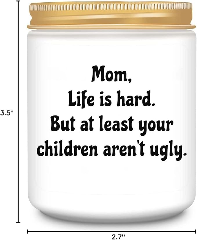 Funny Mothers Day Birthday Gifts for Mom,Gifts for Mom from Daughter Son,Thank You Lavender Scented Candles for Women.