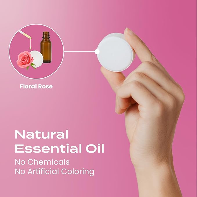 Body Restore Shower Steamers Aromatherapy 15 Pack – Mothers Day Gifts for Mom, Spa Gifts for Women, Relaxation Self Care – Premium Rose Essential Oil Tablets