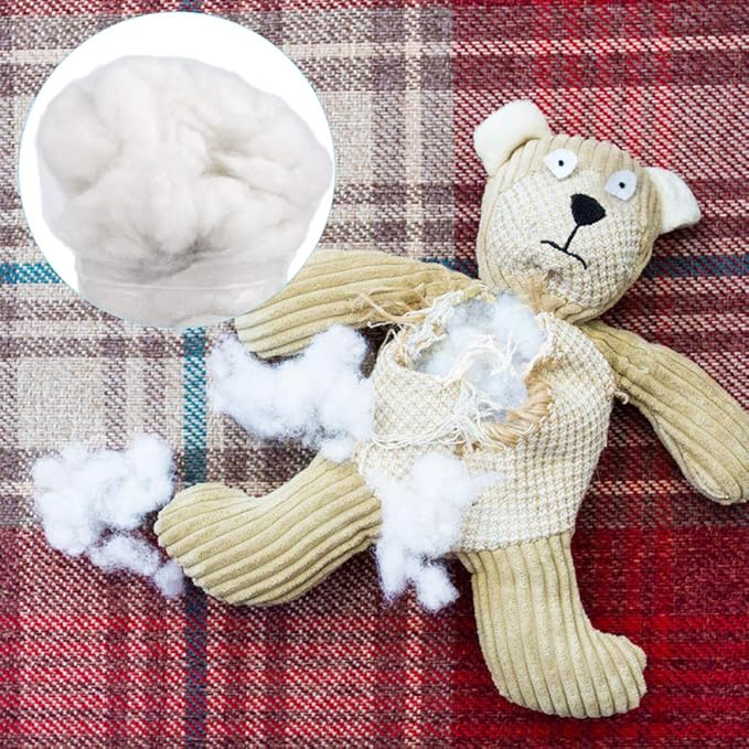 BUTUZE 3.5oz Premium Polyester Fiber Fill, High Resilience Fiberfill Stuffing for Craft, Crochet Animals, Crochet Stuffing, Cotton Stuffing, Recyclable