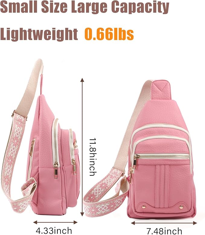 Mothers Day Gifts for Mom Her Teen Girls Sister Coworker Crossbody Bags Gifts for Women Cool Birthday Gift for Family Small Crossbody Sling Bag Fanny Pack Chest Travel Purse Christmas Gift Ideas