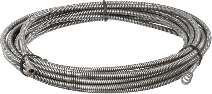 RIDGID 55983 1/4 in. x 30 ft. C-1 IC Inner Core Drain Cleaning Snake Auger Machine Replacement Cable for PowerClear Drain Cleaner