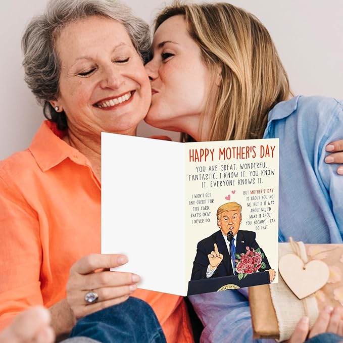 Funny Mothers Day Card, Humor Mothers Day Gifts for Mom from Daughter Son, Unique Motherās Day Card for Wife from Husband