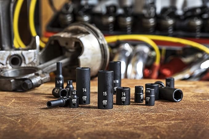 GEARWRENCH 44 Pc. 3/8" Drive 6 Point Standard & Deep Impact SAE/Metric Socket Set - 84916N (Pack of 3)