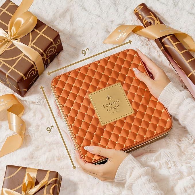 Chocolate Gift Basket– Mothers Day Candy Gift Box with Assorted Milk, Dark & White Chocolate Truffles – Food Present Idea for Mom, Her, Women, Corporate, Get Well, Sympathy, Birthday- Bonnie & Pop