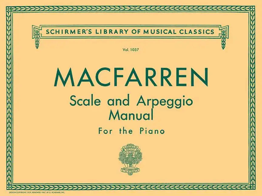 Scale and Arpeggio Manual: Schirmer Library of Classics Volume 1037 Piano Technique - Paperback
