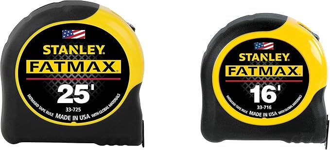 Stanley 70-455A 25' & 16' Value Pack Tape Measurers