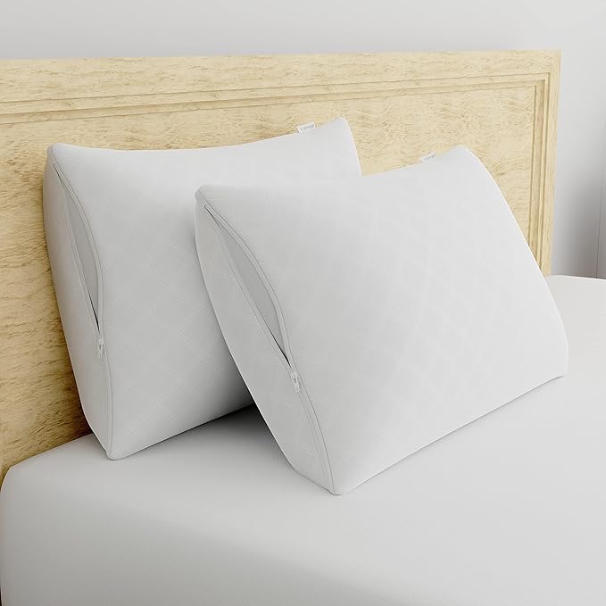 Set of 4 King AllerEase Pillow Protectors - Temperature Balancing,Allergist Recommended - Premium Breathable,Zippered Protectors,(Pack of 2)
