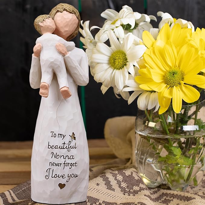 Nonna Gifts for Grandma, Gifts for Nonna, Nonnie Gift for Grandmother, Sculpted Hand-Painted Figurine