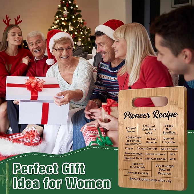 JW Pioneer Gifts 2026, Jehovah Witness Gifts Idea, JW Gifts for JW Jehovah's Witnesses JW Pioneer Convention Kids Women Men, Pioneer Recipe Cutting Board