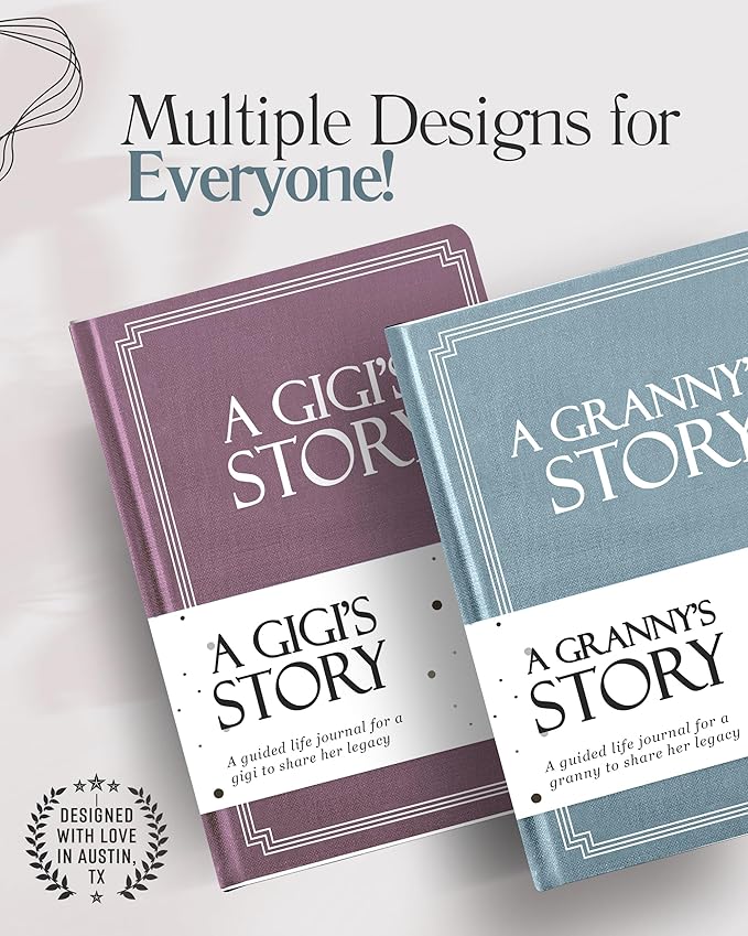 Granny's Life Story Journal (Hardcover): A Meaningful Keepsake for Granny to Share Her Journey & Memories, Book Includes 250+ Prompt Questions, Sentimental Gift for Mother's Day, Birthday, Christmas