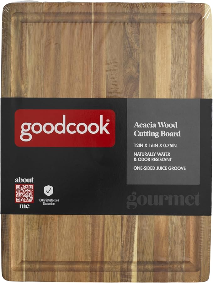 GoodCook Gourmet Cutting Board 16"x12" Acacia