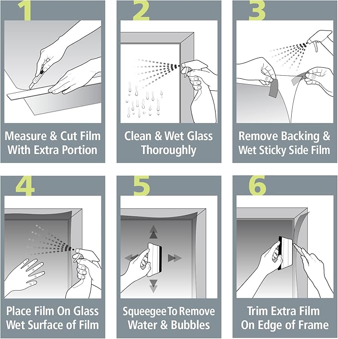 BDF NA35 Window Film Sun Control and Heat Rejection Natural Black 35 (Medium) - 48in X 12ft