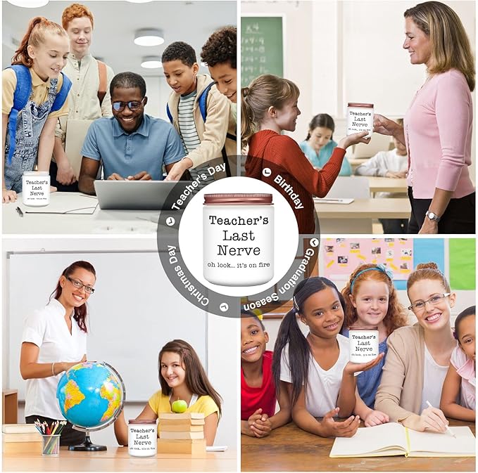 Homsolver Teacher Appreciation Gifts, Best Teacher Christmas Gift Birthday Gift for Women, Unique Retirement Ideas from Students