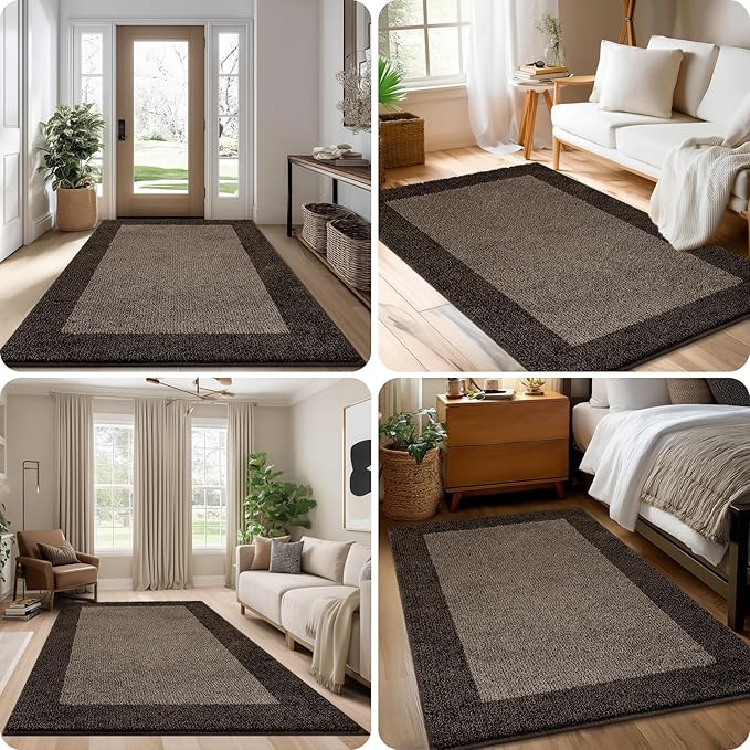 Machine Washable Runner Rug 32" x 144", Non Slip Kitchen Rug for Floor, Absorbent Entrance Rug for Hallway, Bedroom, Living Room, (Roll Packing)