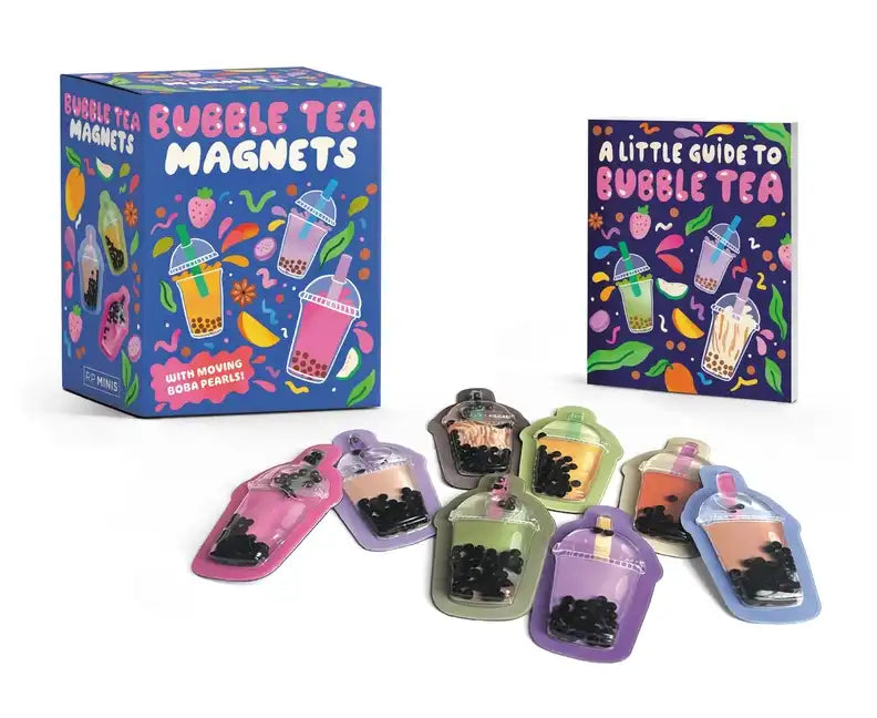 Bubble Tea Magnets: With Moving Boba Pearls! - Paperback