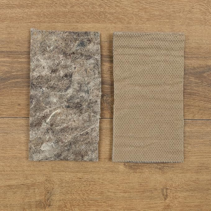 Mohawk Home Non Slip Rug Pad 10' x 13'- 1/4" Thick Felt + Latex Rubber Gripper - Dual Surface Cushion for Hardwood, Carpet, Tile Floors, Made in USA
