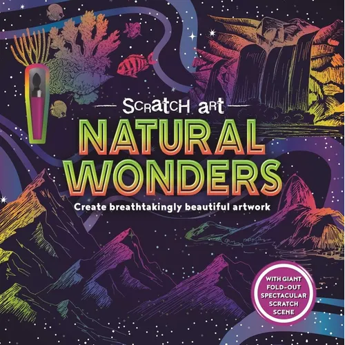 Scratch Art Natural Wonders: Create Breathtaking Beautiful Artwork - Paperback