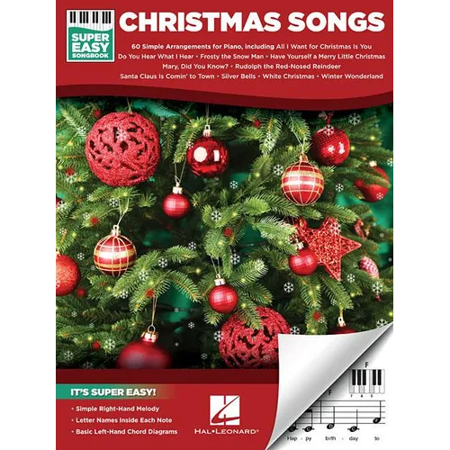 Christmas Songs - Super Easy Songbook - Paperback